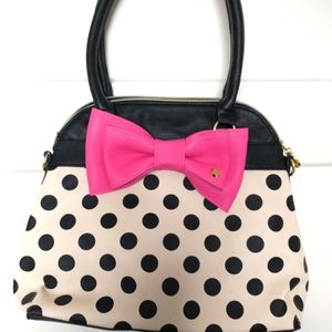 Betsey Johnson Polka Dot Purse